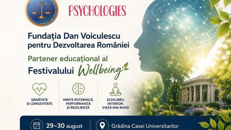 Cum ne antrenăm creierul și corpul pentru o viață mai lungă și sănătoasă. Știința wellbeing-ului, la Bucureşti