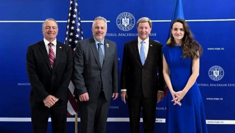 Ce a discutat Oana Țoiu cu congresmenii americani veniți la București. Avertismentul legat de Flancul Estic