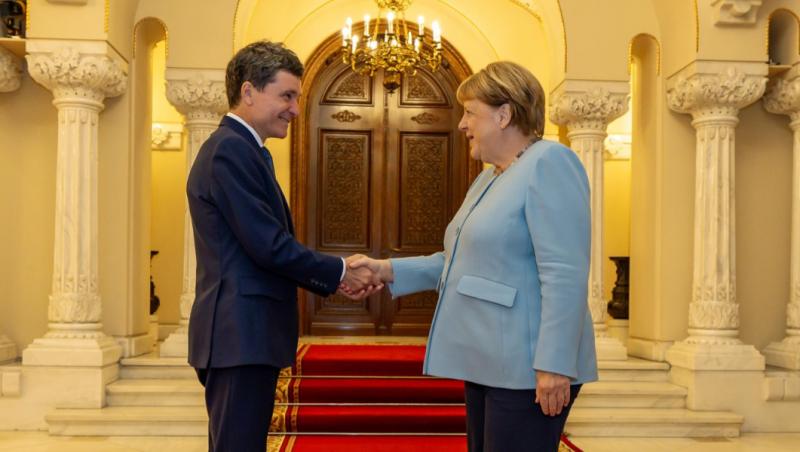 Preşedintele Nicuşor Dan şi fostul cancelar Angela Merkel, la Cotroceni. 1 septembrie 2026