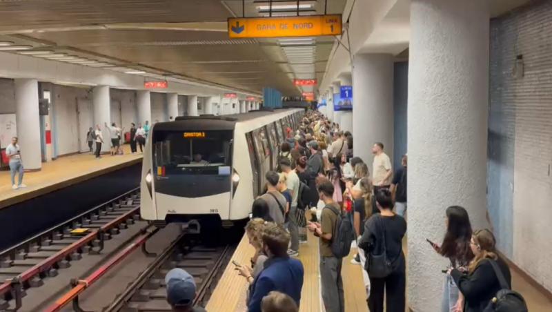 Posibilă tentativă de suicid la metrou, în stația Ștefan cel Mare. Circulația trenurilor, afectată