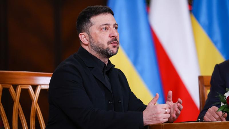 Zelenski dezvăluie că Rusia a atacat R. Moldova cu drone de 2 ori cât timp se afla în tranzit