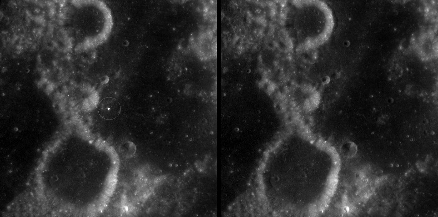 FOTO. Ce a descoperit o sondă NASA pe lună. Se întâmplă doar o dată la un secol