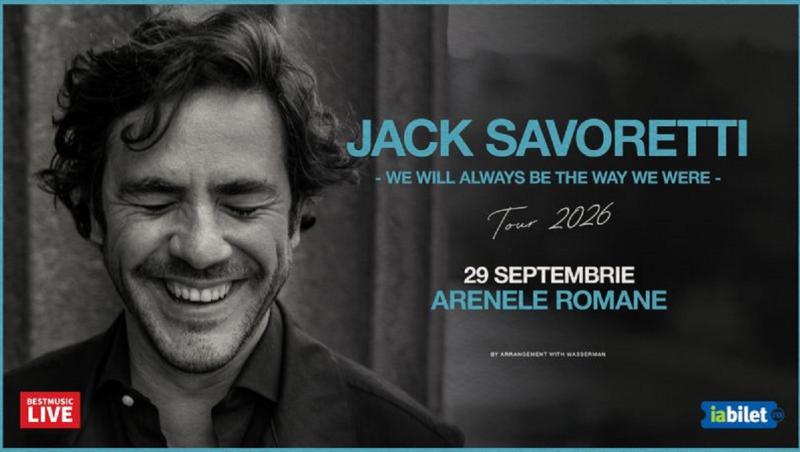 Jack Savoretti susţine un concert marţi, 29 septembrie, la Arenele Romane din Bucureşti