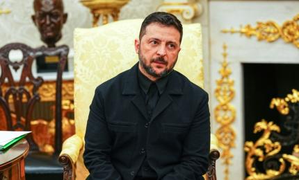 Preşedintele ucrainean Volodimir Zelenski. 18 august 2025