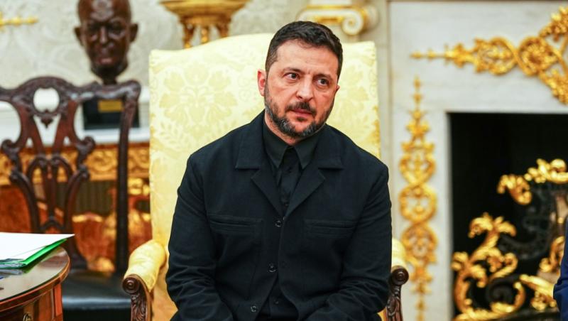 Preşedintele ucrainean Volodimir Zelenski. 18 august 2025