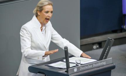AfD cere schimbarea puterii în Germania. Weidel, către Merz: "Coaliţia negru-roşu a luat sfârşit"