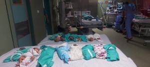 "Mirosul cadavrelor în descompunere era insuportabil". Palestinienii blocaţi în cel mai mare spital din Gaza au săpat o groapă comună. Niciun plan de salvare a bebelușilor