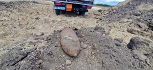 Încă o bombă de aviaţie sovietică, descoperită pe şantierul viitorului Spital Regional din Iaşi. A doua în două săptămâni