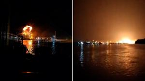 Rușii au atacat iar cu drone porturile Reni și Ismail. Explozii puternice la doar câțiva kilometri de Galați