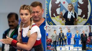 "Mică, frumoasă și foarte puternică". Alexandra, o jandarmeriță din Brașov, a venit de la Mondialele de powerlifting cu 4 medalii de bronz