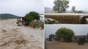 Imagini dramatice cu potopul din Grecia. Meteorologii eleni sunt uimiți: până la 800 l/mp în doar 24 de ore
