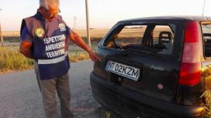Mașină cu numere românești, CIURUITĂ DE GLOANȚE! A fost găsită abandonată la marginea unui drum, în Italia (IMAGINI ŞOCANTE)