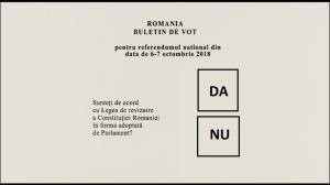 Referendum pentru familie 2018. Românii trebuie să răspundă la o singură întrebare cu "Da" sau "Nu"