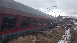 Un pasager din trenul deraiat lângă Deva povesteşte momente de groază: "O femeie a fost aruncată cu tot cu uşă din vagon!"