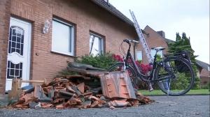 Video de infarct: şofer lovit în plin de tornada care a făcut ravagii în Germania