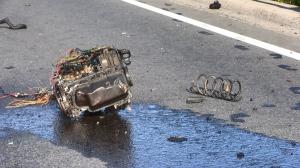 Primele imagini de la accidentul din Huedin. Impact devastator, 3 morţi, şoferul vinovat fost poliţist dat afară din sistem (Video)