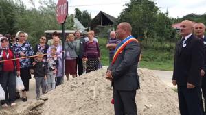 Conductă de gaz sfințită în comuna Tomești din Iași, la cererea primarului (Video)