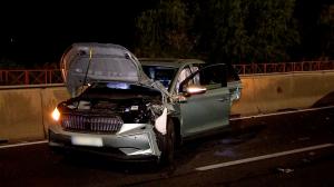 ANIMAŢIE. Cum s-a produs carambolul cu 17 maşini din Ilfov. Un şofer de TIR beat la volan a declanşat haosul: "Am plecat sanie toţi!"