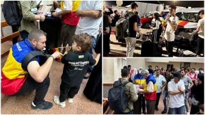 Primele imagini cu românii evacuați din Fâșia Gaza. Cursa specială va ateriza la Baza 90 Transport Aerian