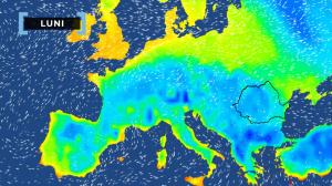 Val de aer polar peste România. Zonele vizate de scăderea drastică de temperaturi în acest weekend
