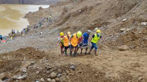 Zeci de mineri au murit după o alunecare de teren dramatică, la o mină de jad din Myanmar. Prăbușirea unui stânci a provocat dezastrul