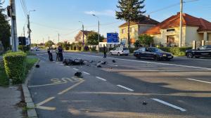Motociclist mort în Satu Mare, după un accident înfiorător. Tânărul avea în rucsac sute de grame de droguri