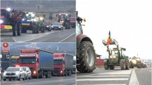 Protestul fermierilor și transportatorilor se extinde în toată ţara: 24 de judeţe şi 4500 de tractoare şi utilaje. Şoferii acuză abuzuri ale poliţiei