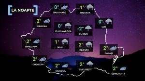 Vremea de mâine 21 martie 2024. Zonele în care sunt anunțate ploi, lapoviță și ninsoare