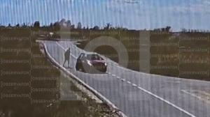 Imagini-cheie în ancheta trupului găsit bucăţi pe Autostrada Bucureşti-Piteşti. Camere de supraveghere au surprins momentul când a fost găsit cadavrul