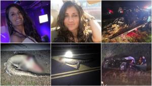 Femeie însărcinată în 7 luni, moartă după ce a lovit cu maşina un aligator de 4 metri, pe o autostradă din Texas: "Voi avea grijă de copilașii tăi"