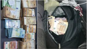Ucrainean prins cu un munte de bani în vama Halmeu. Avea într-o geantă peste 300.000 de euro și voia să ajungă în Italia