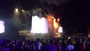 Incendiul violent, la concertul Tomorrowland, în Barcelona. 22 de mii de oameni evacuați