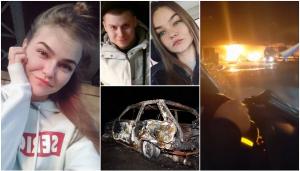 Tânără gravidă ucisă sub privirile soțului, în urma unei explozii la o benzinărie din Dnipro. Mașina lor a luat foc, după ce rușii au bombardat orașul