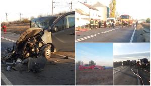 Tragedie cu 3 morți și 8 răniți, după un accident înfiorător pe un drum din Galați. A fost activat Planul roșu de intervenție