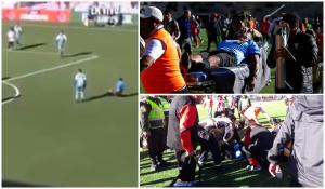 Arbitrul unui meci din prima ligă boliviană a căzut pe teren şi a murit. Avea 31 de ani (video)