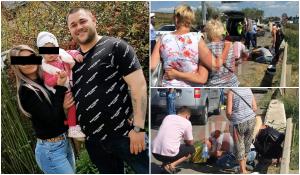Soția motociclistului mort la Lețcani, în genunchi lângă trupul acestuia: "Ai lăsat o familie pentru motoarele tale"
