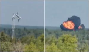 Un avion militar rusesc s-a prăbușit în apropiere de Moscova. La bord se aflau trei persoane