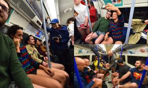 Sute de oameni au călătorit cu metroul fără să poarte pantaloni, în Londra. Motivul hilar din spatele gestului