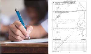 Subiectele la Evaluarea Națională 2023 - Matematică. Ce au avut de rezolvat elevii de clasa a 8-a la a doua probă scrisă a examenului