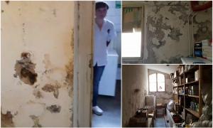 Imagini şocante din "buncărul infect" al Serviciului de Anatomopatologie din Spitalul Județean Cluj: "Urmăriţi filmul groazei!" (Video)