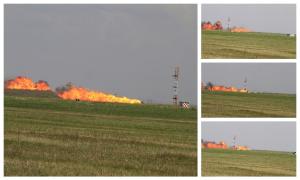 A fost filmat momentul prăbușirii avionului lângă Fetești: "Un zid de foc s-a ridicat" (Video)