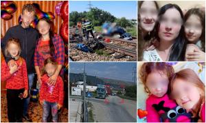 Filmul tragediei din Bacău, unde două fetițe și părinții lor au fost uciși de tren. Mama copilelor era însărcinată