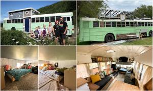 Au renunțat la casa pe care o aveau și au transformat un autobuz în locuința mult visată. Familia din Texas, mândră de investiţie: "A meritat fiecare bănuţ"
