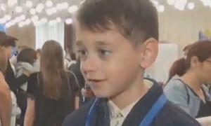 Copiii premiaţi la Gala Micilor Olimpici au planuri impresionante. La 6 ani, Damian se visează astronaut: "Este un copil deosebit"