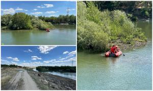 Două persoane, surprinse de apă pe o insulă în zona Barajului râului Argeș, au fost aduse în siguranţă la mal