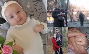 "Au rupt și au schilodit sufletul". Emilia, o fetiță de doar 8 luni, și părinții ei, uciși într-un atac cu rachetă la Zaporojie