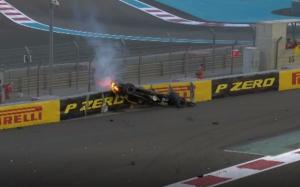 Accident teribil în Formula 1. Monopostul lui Mark Hulkenberg a luat foc, după ce s-a rostogolit în aer