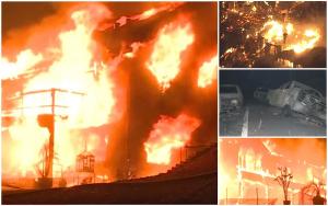 Incendii devastatoare în California. Mii de case și mașini distruse de flăcări. Sunt morți și răniți (Video)