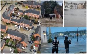 Furtuna Babet seamănă prăpăd în Europa: Şapte oameni au murit, după ce oraşe întregi au fost inundate