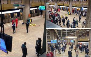 Incident dramatic în stația de metrou Unirii. O persoană a murit pe peron, după ce i s-a făcut rău